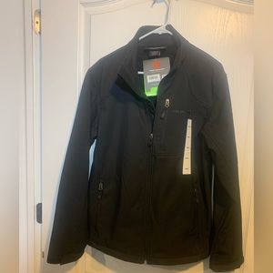 NWT Free Country Men’s Cubic Dobby Softshell jacket